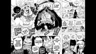 Kaido comments on the light never leaving Luffy's eyes. (Image via Shueisha Shonen Jump+ app)